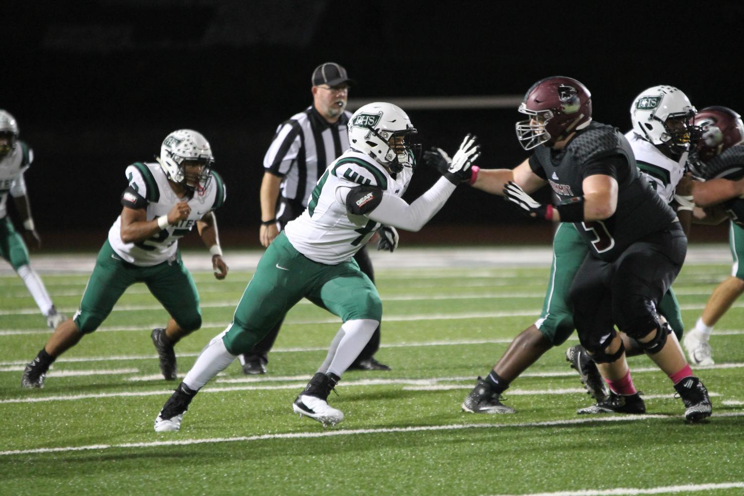 Isaiah Wilkes was injured early in the season. He made his return in the game against Rockwood Summit.