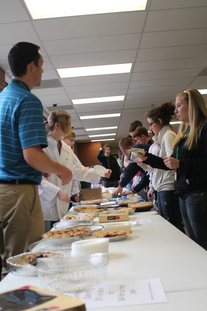 Math department celebrates Pi Day with pie