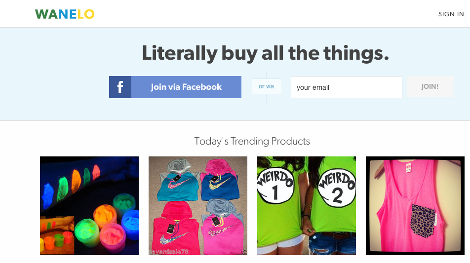 Wanelo: A New Website That Lets People Buy Products Online