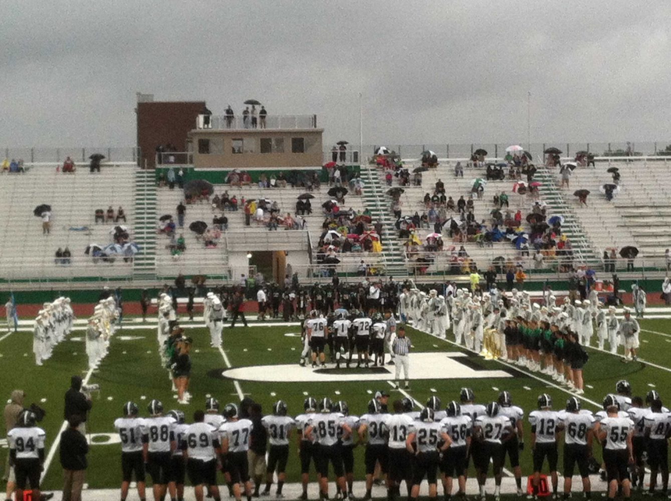 The Pattonville football team kicks off the 2012 season with a new stadium. The Pirates return to the field on Friday, Aug. 30 against Kirkwood to begin the 2013 campaign.