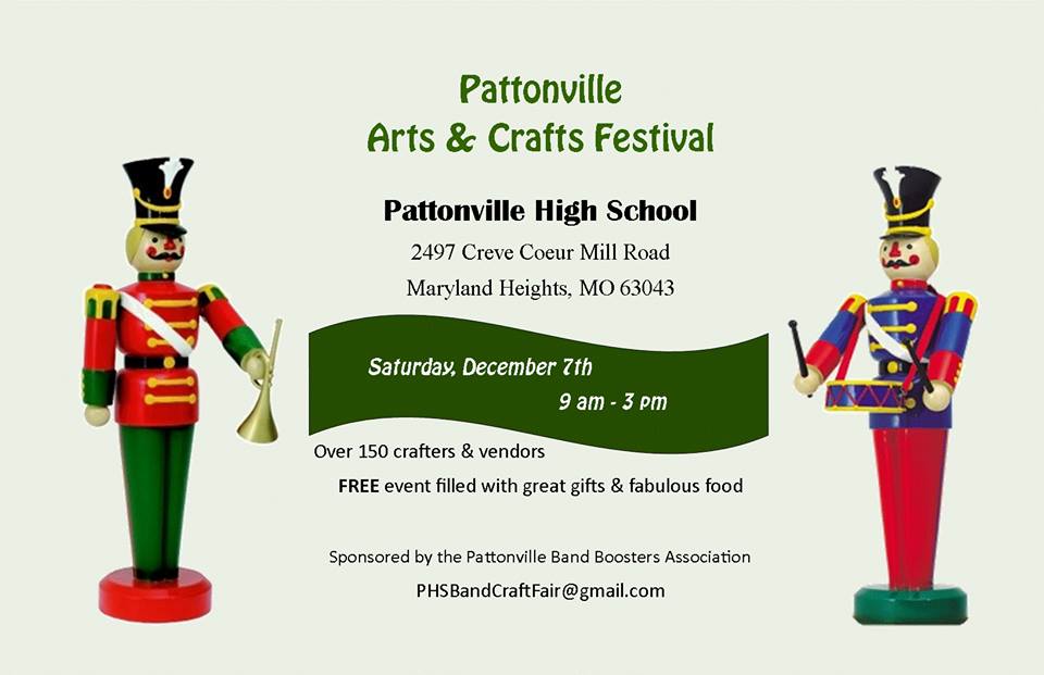 Band boosters to host Arts & Crafts Festival on Dec. 7 PattonvilleTODAY