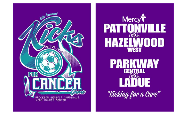 Kicks For Cancer T-shirts on sale now