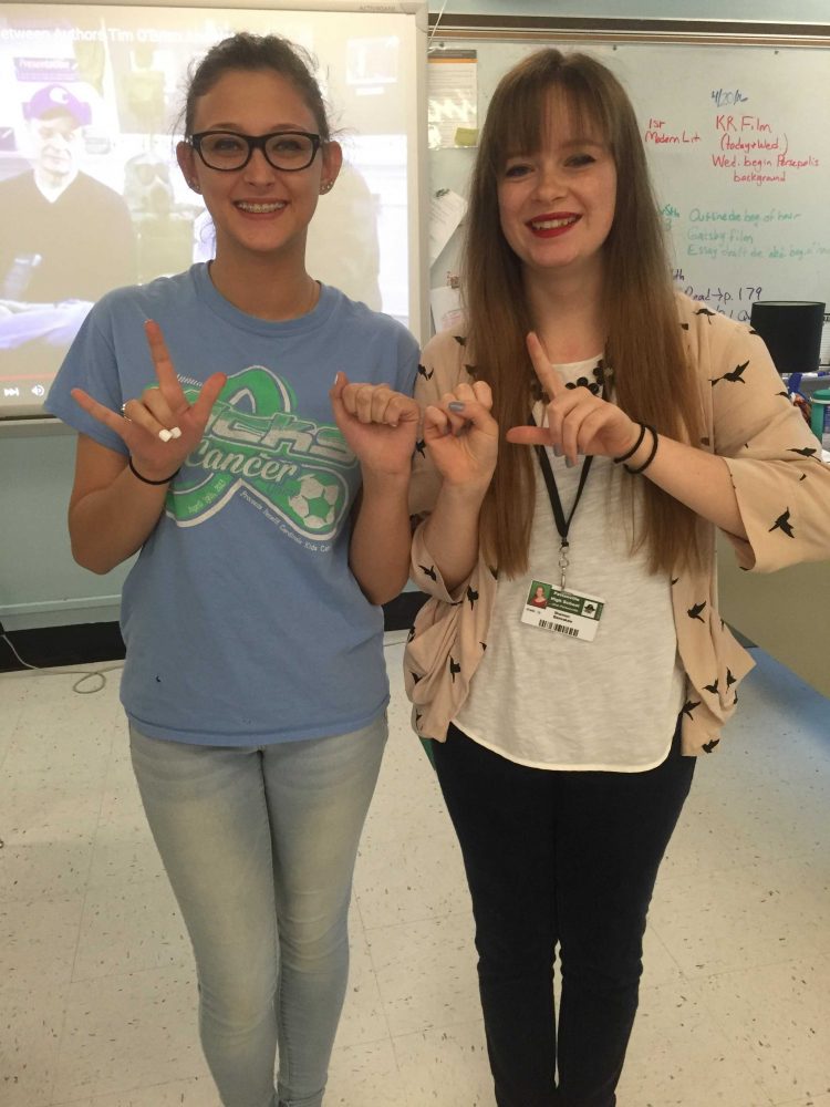 Two seniors will study American Sign Language next year in college