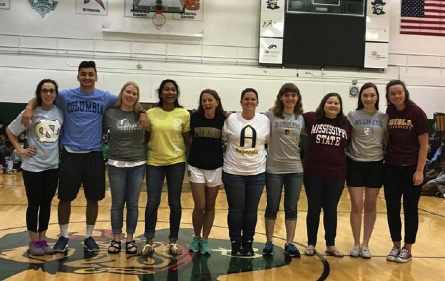 Top 10 seniors announced during spring assembly