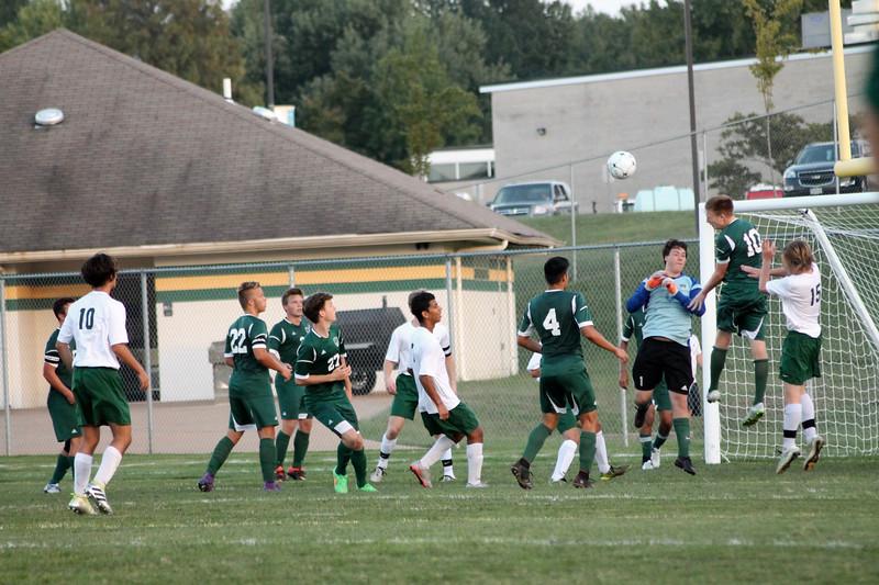 Varsity soccer playing with a winning record