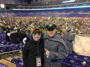 Henry Bodde and his brother Max attended the Army/Navy game in Baltimore, Maryland on December 10