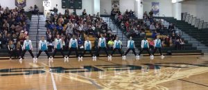 Drill team performed at Lindbergh to qualify for the National Competition