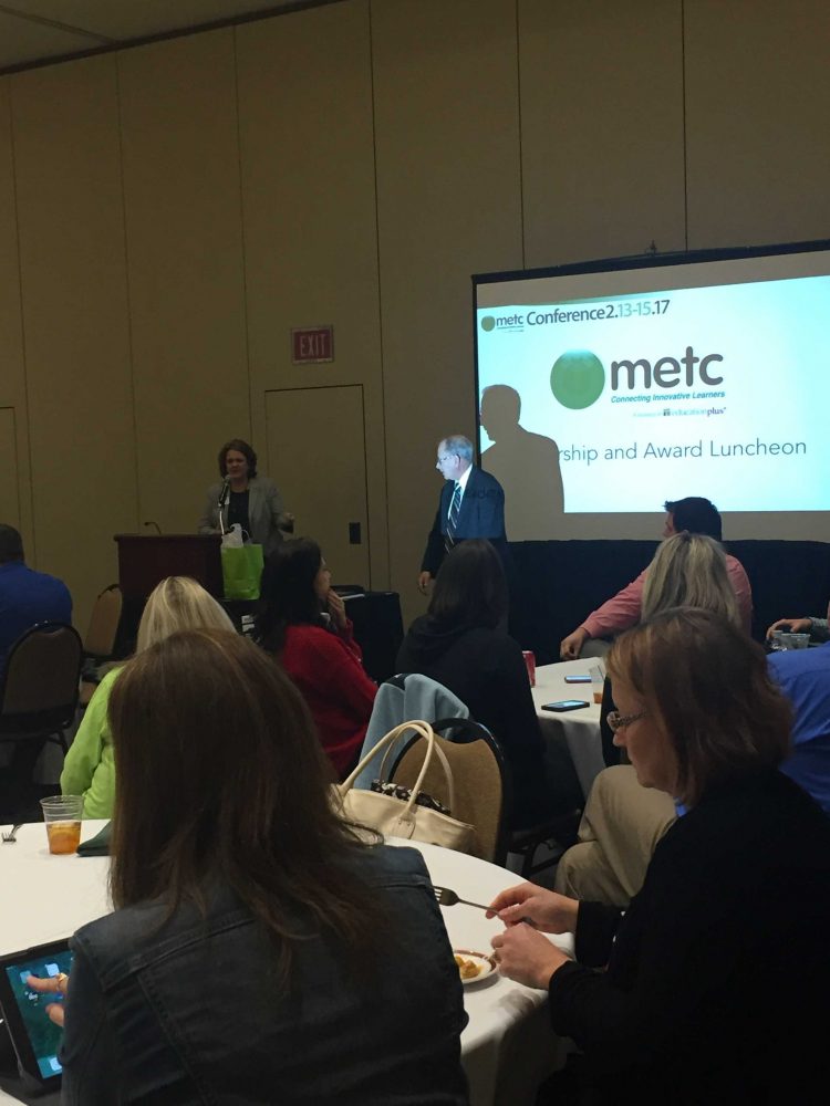 Educators learn about virtual learning environment during #METC17 luncheon