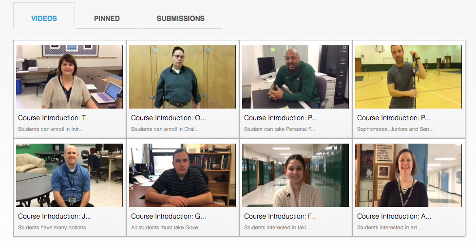 VIDEO Course introductions for students making final registration decisons