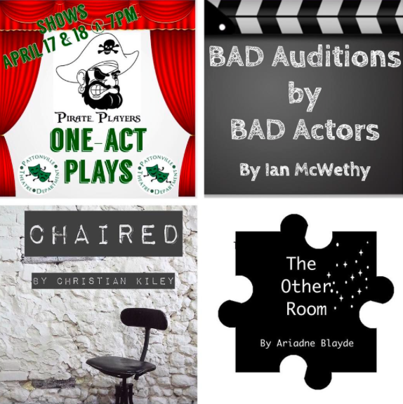 Theatre One-Act Plays on stage April 17-18