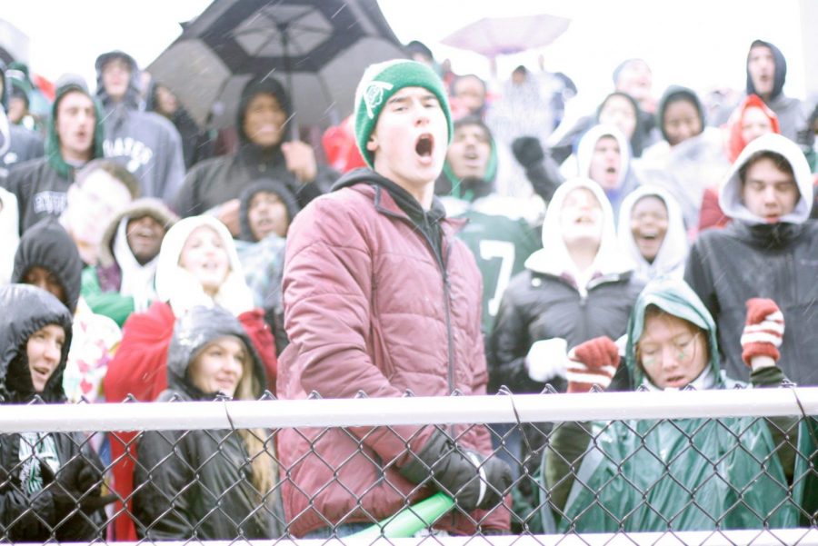 Students battle the rain in Saturdays state semifinal game