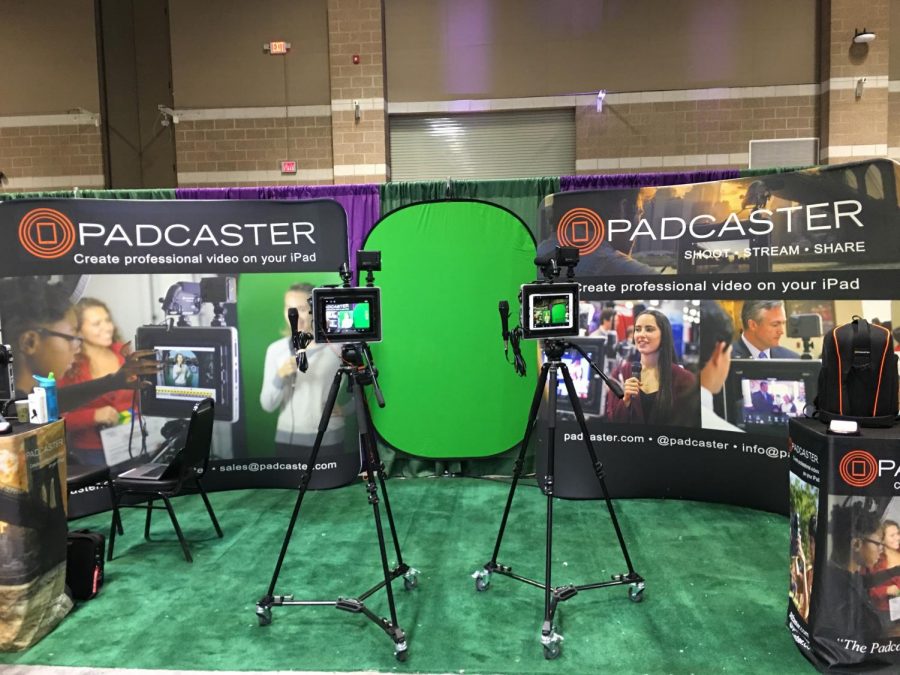 PADCASTER booth at the METC Conference