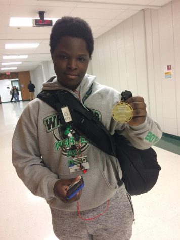 Freshman wrestler gets first place at McCluer North tournament