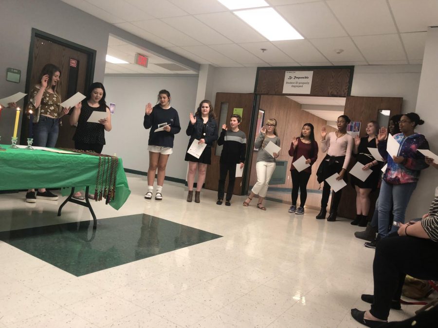NAHS holds its induction ceremony