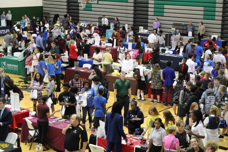 Pattonville High School hosted the North County College Fair on Thursday, Sept. 20. More than 80 post-secondary options for students attended the event.