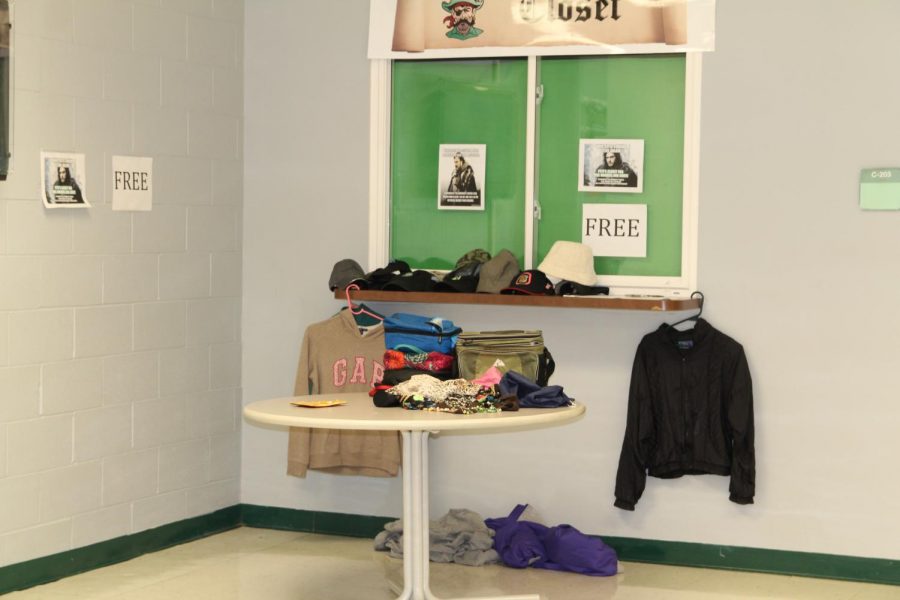 Pirate Petes Closet is located near Gallery G and the School Resource Officer office. The store offers free clothes to students that are in need.