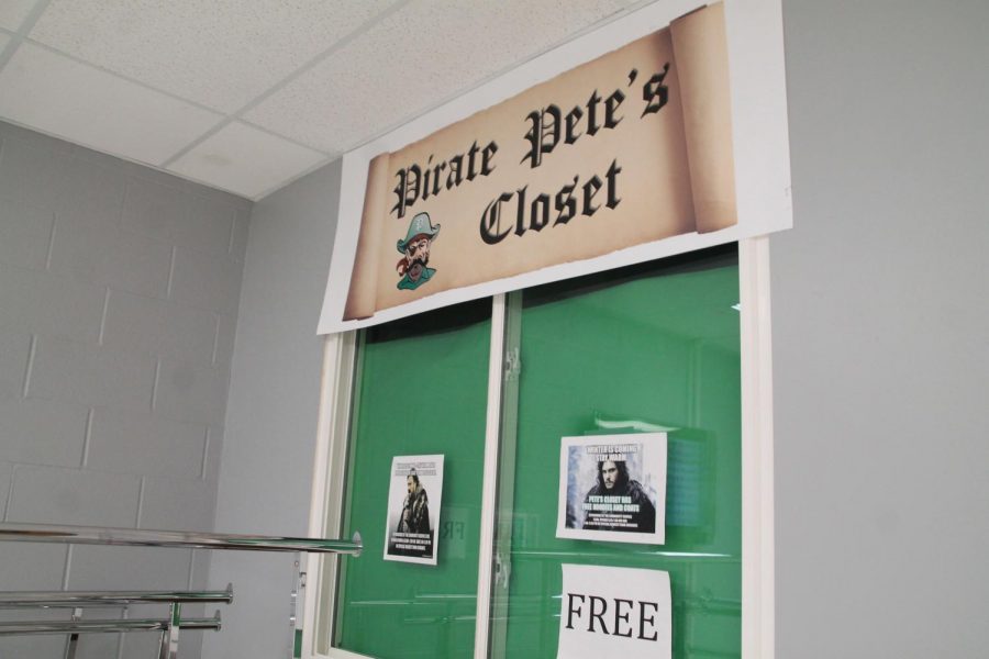 Pirate Petes Closet is located near Gallery G and the School Resource Officer office. The store offers free clothes to students that are in need.
