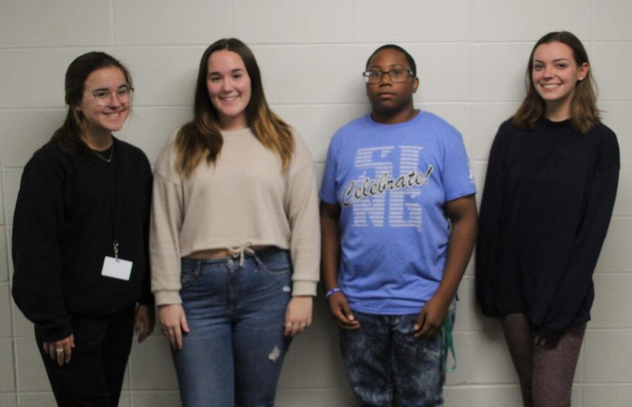 Pattonville students Julia Drake, Taylor Knight, Mackenzie Voss, and Tony Washington selected for All-State Choir. 