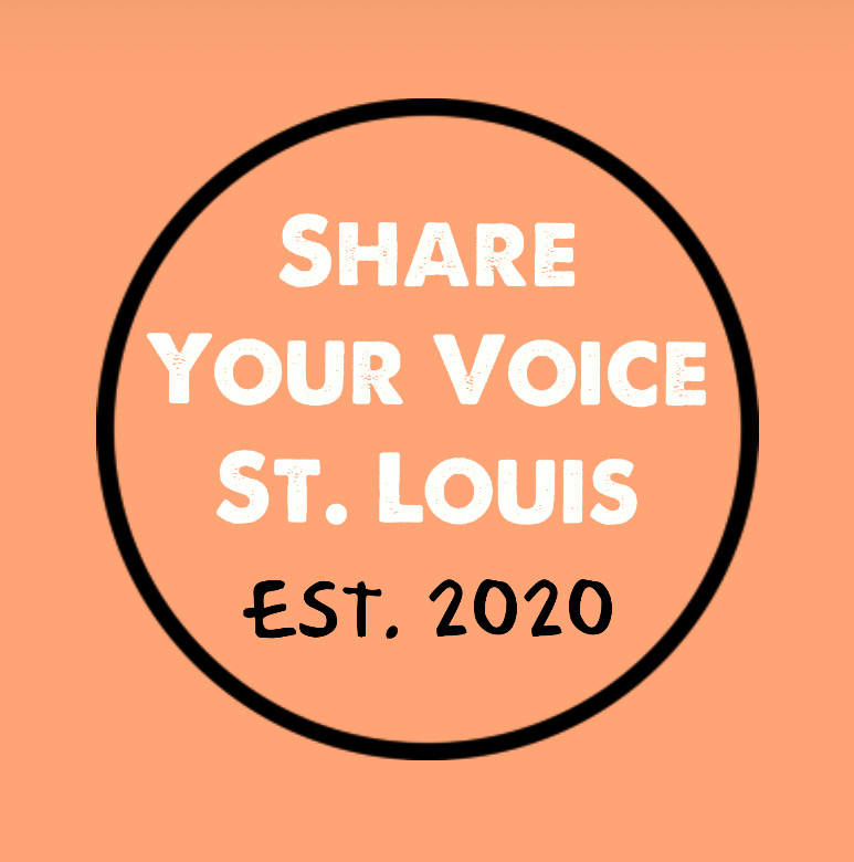 Share+Your+Voice+St.+Louis+Logo%2C+that+Bryant+Ewing+created+to+help+promote+student+artists.