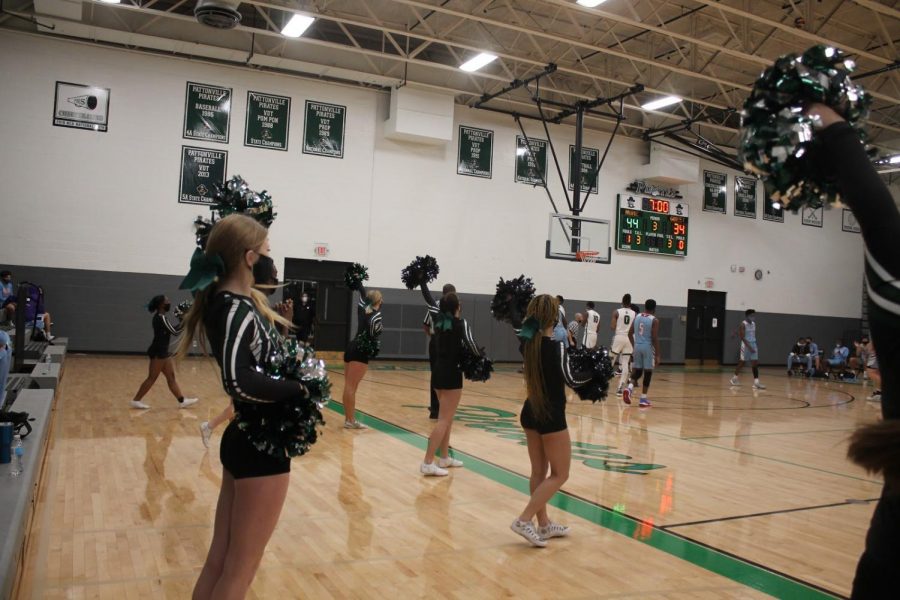 The PHS varsity soccer teams first games were last month with basketball games in the upcoming weeks, so extra precautions are taking place to make sure cheerleaders are safe during games. 