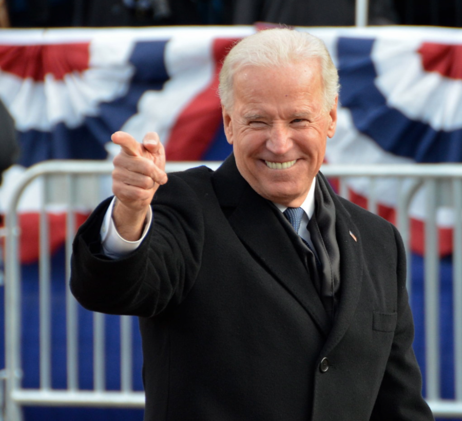 The United States' 46th President, Joseph Biden, in 2013 when he was at the Inaugural parade as Vice President.