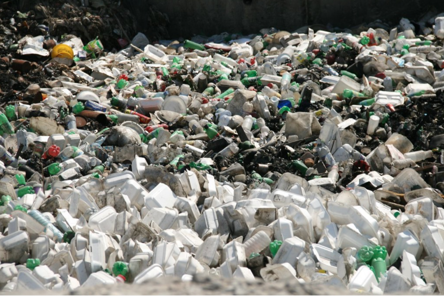 Plastic piled up in Haiti 