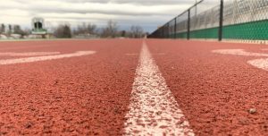 Some students used the Pattonville High School track to run during the pandemic.