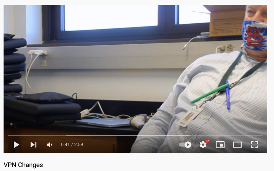 Christian Movick reports on the changes to students’ phone access to wifi. He interviews Mr. Travis Harder from iLearn and explains the technology aspects involved.