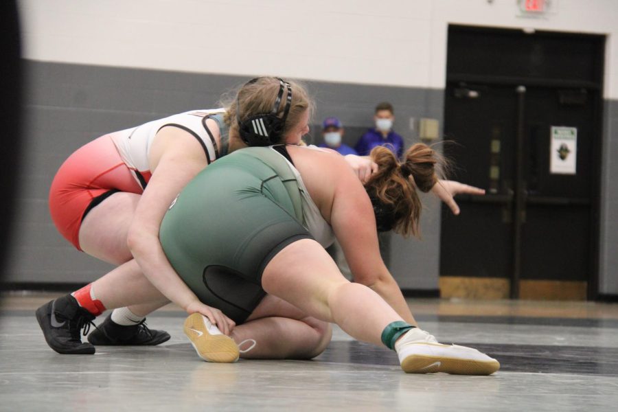 Varsity Wrestler Sam Heine has been competing in this sport for the past 3 years. While in most sports are team-oriented, wrestling is different. While you’re still on a team, you compete by yourself. “It feels good to win an individual sport,” stated Heine. Although Sam lost her last match, she continues to stay motivated. “Last year I went to state, my main goal is to go again this year. This goal pushes me harder everyday.” 
