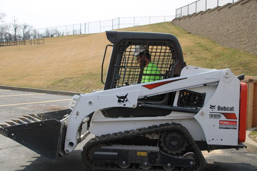 Hayden Foust, senior, wants to be an operator for heavy machinery. Attending North Tech has gotten him started on the basics of what he needs to learn, and has given him hands-on experience on how to drive a Bobcat.