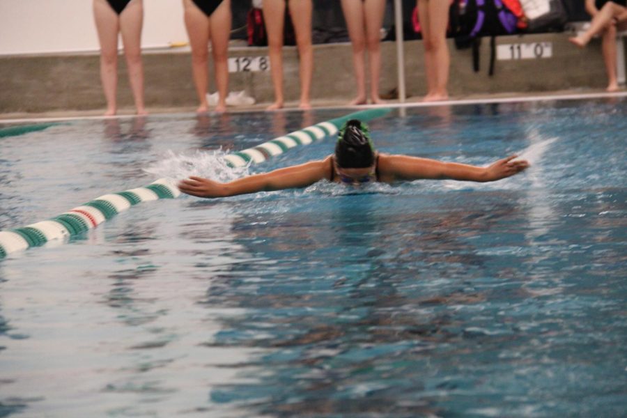 Lanes and Waves: Girls’ Swim Team Sweep Away Competition