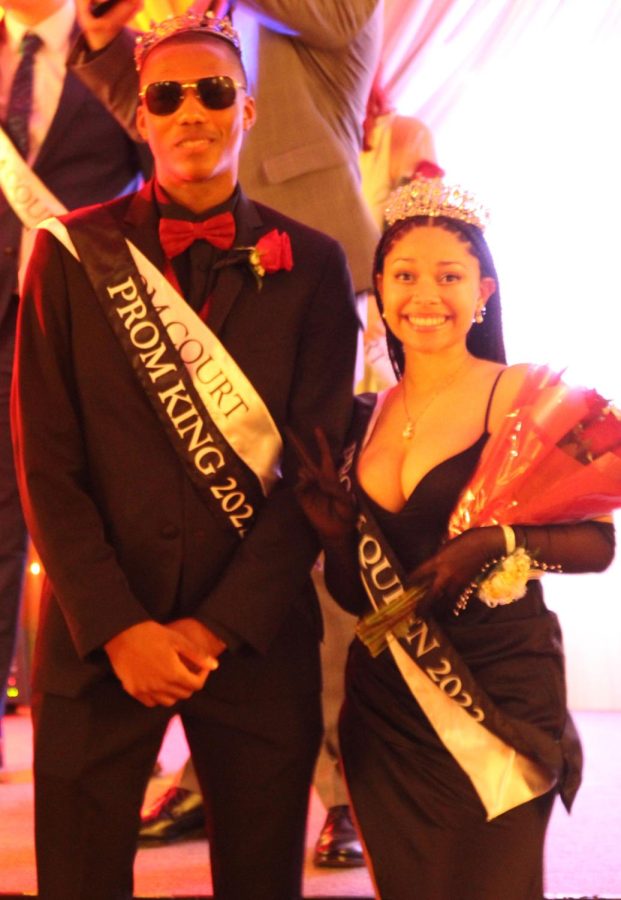 Kellen Thames and Natalie Whittinghill were crowned Prom King and Queen at the Westport Sheraton-Chalet on Friday, May 6. 