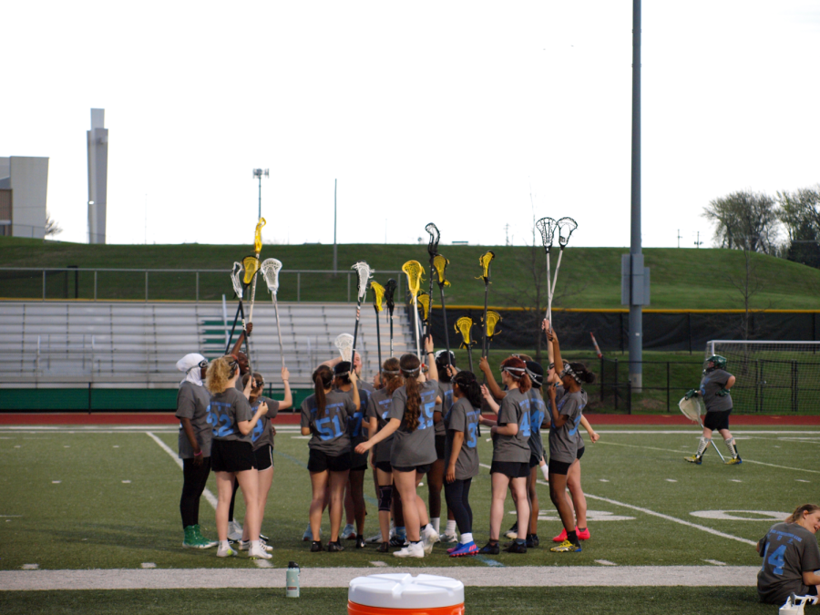 Pattonvilles+JV+Girls+Lacrosse+team+worked+together+to+progress+their+skills.+Over+the+season+the+girls+improved+their+understanding+of+the+game+through+teamwork.+