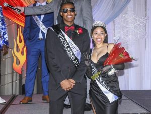 Kellen Thames and Natalie Whittinghill  named Prom King and Queen at the Westport Sheraton-Chalet on Friday, May 6, 2022.