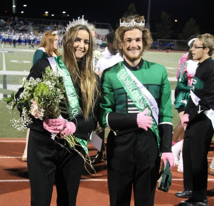 Max McFarland and Isabelle Usry were crowned Homecoming King and Queen during halftime at Friday nights Football Game on October 7.