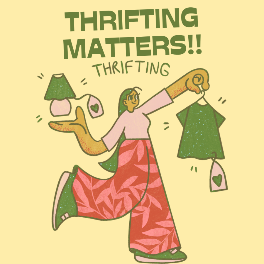 Thrifting makes a long-term impact for those who donate clothes to their community and for those who decide to shop locally 