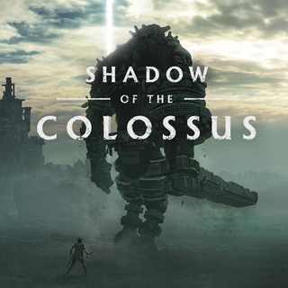The Cover of the Shadow of the Colossus Remake, featuring Wander and the first colossus commonly referred to as Argus by the fandom.