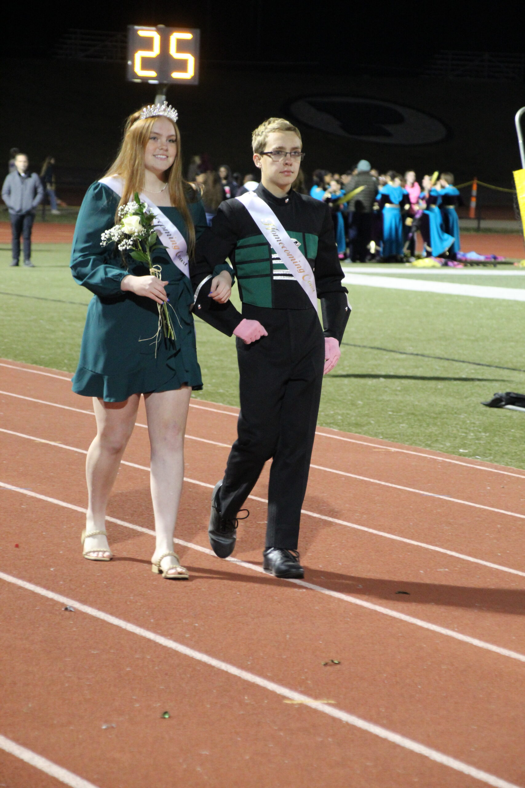 With Joey Stewarts heavy involvement in the band, it led him to be voted onto homecoming court last fall.