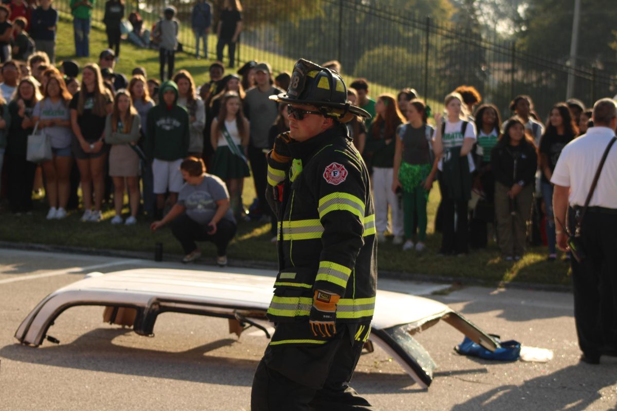 On Monday September 30th Juniors and Seniors participated in Operation Homecoming Safe, an event aimed at encouraging students to make safe choices during homecoming season and beyond. This is made possible through a partnership between PHS and the Pattonville Fire Department.