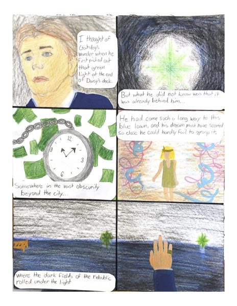 Created by senior Andrew Reyes. This is a literary adaption from the novel The Great Gatsby. 